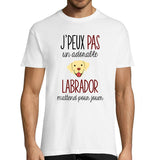 T-shirt Homme Labrador | Je peux pas - Planetee
