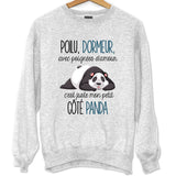 Sweat Panda Dormeur | Poilu Poignées d' Amour - Planetee