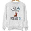 Sweat Poney | J'peux pas - Planetee