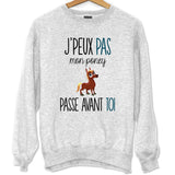 Sweat Poney | J'peux pas - Planetee