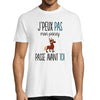 T-shirt Homme Poney | J'peux pas - Planetee