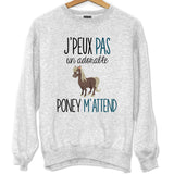 Sweat Poney | Je peux pas - Planetee