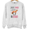 Sweat Renard de l'Amour - Planetee