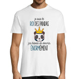 T-shirt Homme Roi des Pandas - Planetee