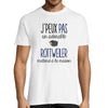 T-shirt Homme Rottweiler | Je peux pas - Planetee