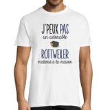 T-shirt Homme Rottweiler | Je peux pas - Planetee