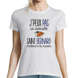 T-shirt Femme Saint Bernard | Je peux pas - Planetee