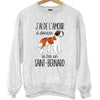 Sweat Saint Bernard Amour - Planetee