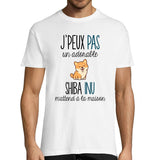 T-shirt Homme Shiba Inu | Je peux pas - Planetee