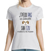 T-shirt Femme Shih Tzu | Je peux pas - Planetee
