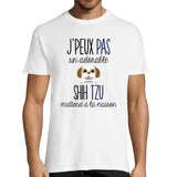 T-shirt Homme Shih Tzu | Je peux pas - Planetee