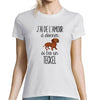 T-shirt Femme Teckel Amour - Planetee