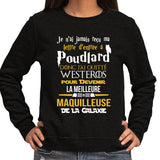 Sweat Maquilleuse Galaxie - Planetee