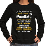 Sweat Cheffe de cuisine Galaxie - Planetee