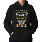 Sweat à capuche Ouvrière Galaxie - Planetee