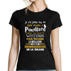T-shirt femme Snowboardeuse Galaxie - Planetee