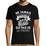 T-shirt homme Photo Octogénaire - Planetee