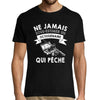 T-shirt homme Pêche Octogénaire - Planetee