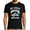 T-shirt homme Musicien Octogénaire - Planetee