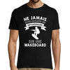 T-shirt homme Wakeboard Septuagénaire - Planetee