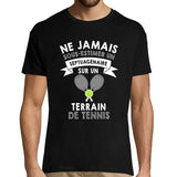 T-shirt homme Tennis Septuagénaire - Planetee