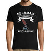 T-shirt homme Plume Septuagénaire - Planetee