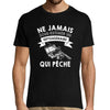 T-shirt homme Pêche Septuagénaire - Planetee