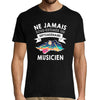 T-shirt homme Musicien Septuagénaire - Planetee