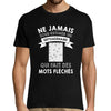 T-shirt homme Mots Fléchés Septuagénaire - Planetee
