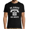 T-shirt homme Médite Septuagénaire - Planetee