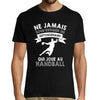 T-shirt homme Handball Septuagénaire - Planetee