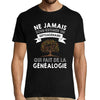 T-shirt homme Généalogie Septuagénaire - Planetee