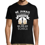 T-shirt homme Échecs Septuagénaire - Planetee