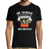 T-shirt homme Bricole Septuagénaire - Planetee