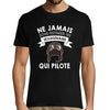 T-shirt homme Pilote Sexagénaire - Planetee