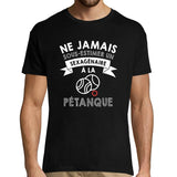 T-shirt homme Pétanque Sexagénaire - Planetee