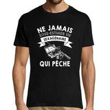 T-shirt homme Pêche Sexagénaire - Planetee