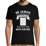 T-shirt homme Mots Fléchés Sexagénaire - Planetee