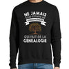 Sweat Généalogie Quinquagénaire - Planetee