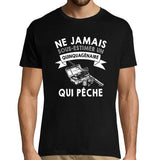 T-shirt homme Pêche Quinquagénaire - Planetee