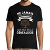 T-shirt homme Généalogie Quinquagénaire - Planetee