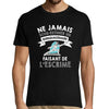 T-shirt homme Escrime Quinquagénaire - Planetee