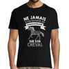 T-shirt homme Cheval Quinquagénaire - Planetee