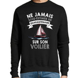Sweat Voilier Quarantenaire - Planetee