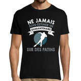 T-shirt homme Patins Quarantenaire - Planetee
