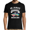T-shirt homme Musicien Quarantenaire - Planetee