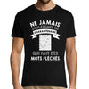 T-shirt homme Mots Fléchés Quarantenaire - Planetee
