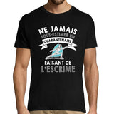 T-shirt homme Escrime Quarantenaire - Planetee