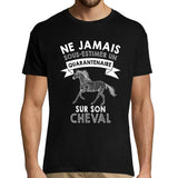 T-shirt homme Cheval Quarantenaire - Planetee