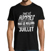 T-shirt homme juillet - Planetee